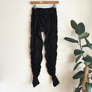 Agogie Womens Resistance Leggings 40+ XL Black Workout Training Gym Athletic